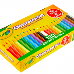 Crayola Classroom 120-Piece Set Colored Pencils