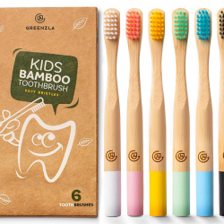Greenzla Kids Bamboo Toothbrushes