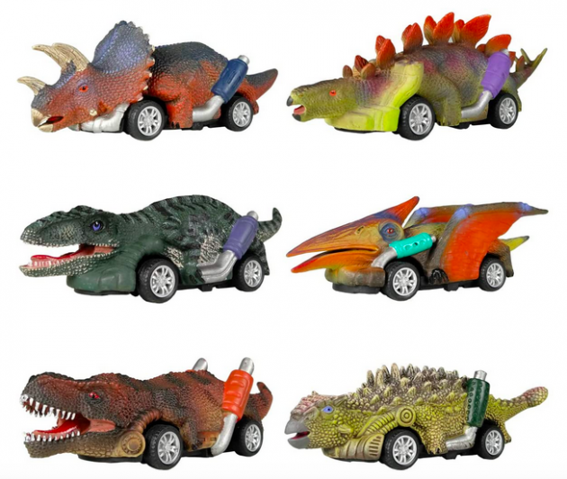 Dinosaur Toy Pull Back Cars