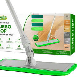 Turbo Microfiber Mop Floor Cleaning System