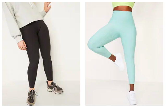 Old Navy: Girl's and Women's Powersoft Leggings as low as $10 today!