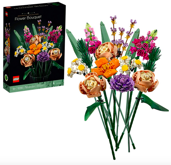 LEGO Flower Bouquet Building Kit 