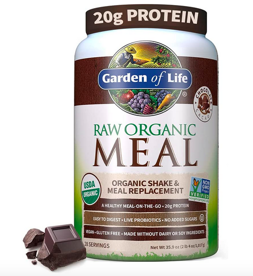 Garden of Life Meal Replacement - Organic Raw Plant Based Protein Powder