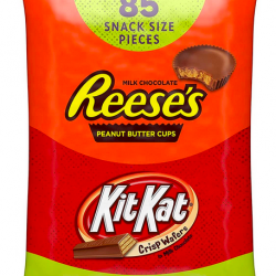 REESE'S and KIT KAT Assorted Milk Chocolate Snack Size Candy
