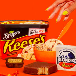 Buy One, Get One Free Breyers or Klondike Reese’s Ice Cream Cash Back Offer