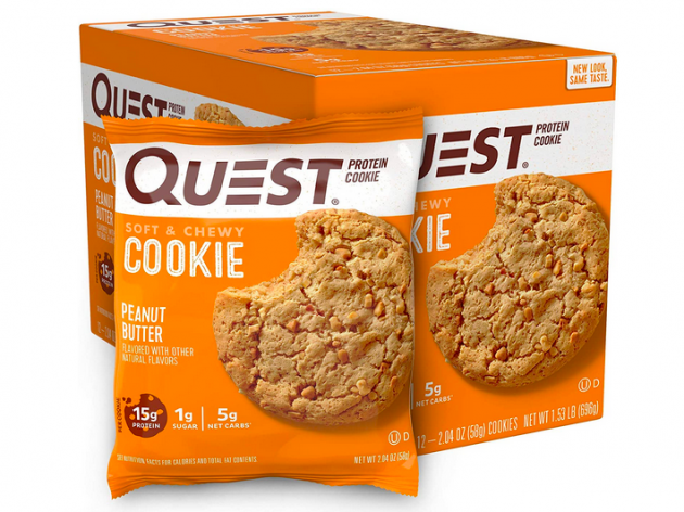 Quest Nutrition Peanut Butter Protein Cookie, High Protein, Low Carb, 12 Count 