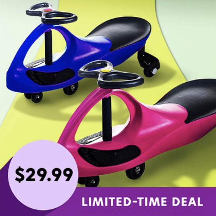 Lil Rider Ride On Wiggle Cars for just 29.99 shipping Money