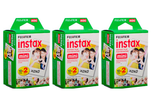 Fujifilm Instax Mini Film (3 Twin Packs, 60 Total Pictures)