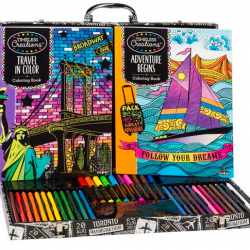 Cra-Z-Art Timeless Creations Coloring Studio with Case