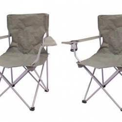 Ozark Trail Quad Folding Camp Chair 2 Pack