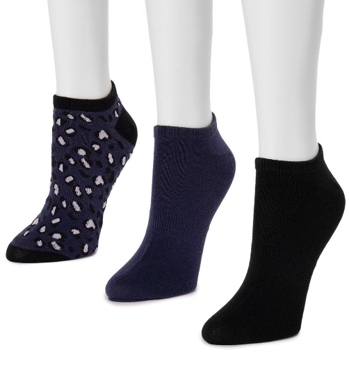 MUK LUKS Ankle Socks Sets (3 pair)
