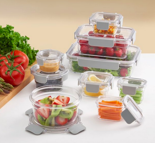 Mainstays Tritan Variety Set of 9 Food Storage Containers 