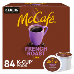 McCafe French Roast K-Cup Coffee Pods (84 Pods)
