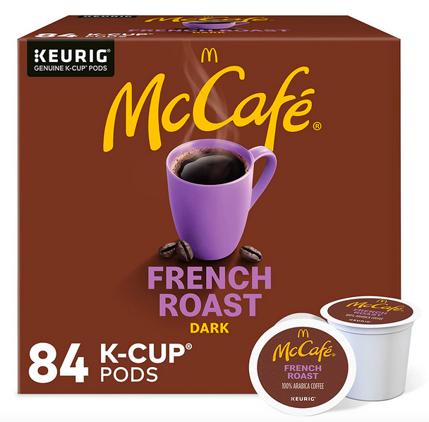 McCafe French Roast K-Cup Coffee Pods (84 Pods) 