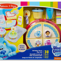 Melissa & Doug Blue's Clues & You! Wooden Birthday Party Play Set (38 Pieces)
