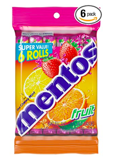Mentos Fruit Flavored Candy