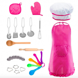Kid's 24-Piece Cooking and Baking Chef Set