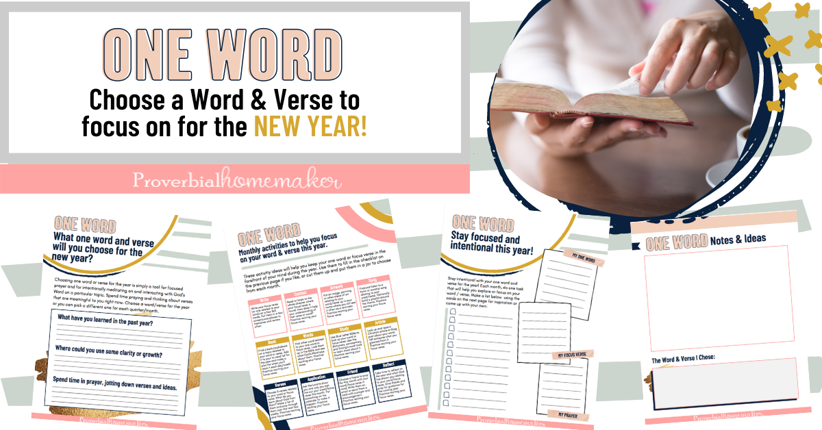 One-Word-Printable-Pack | Money Saving Mom®