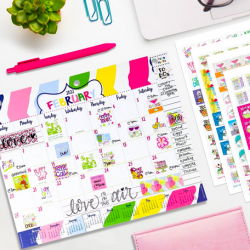Desk Calendar & Sticker Bundle