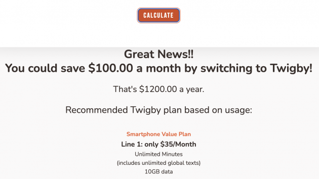 Twigby reviews on how much you can save