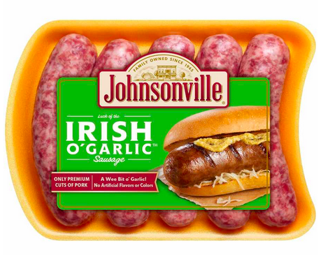 Johnsonville Irish O'Garlic Sausage