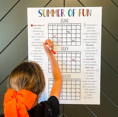  Countdown the days with this adorable coloring countdown poster. 