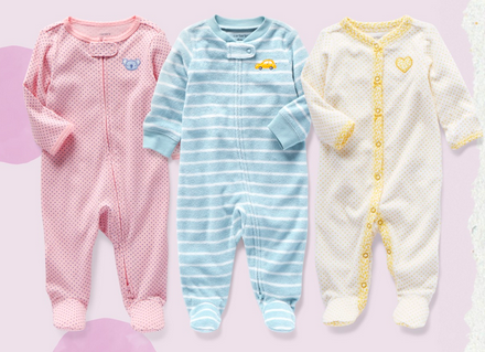 Carter’s Sleep & Play Fleece Pajamas solely $8!
