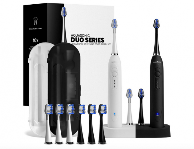 AquaSonic Duo Ultra Whitening Electric ToothBrushes