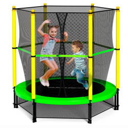 4.5 FT Indoor Outdoor Mini Toddler Trampoline with Net