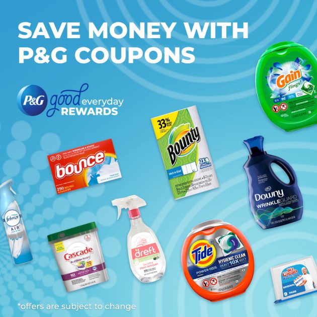Get $15 in  Credit When You Stock Up on P&G Household and