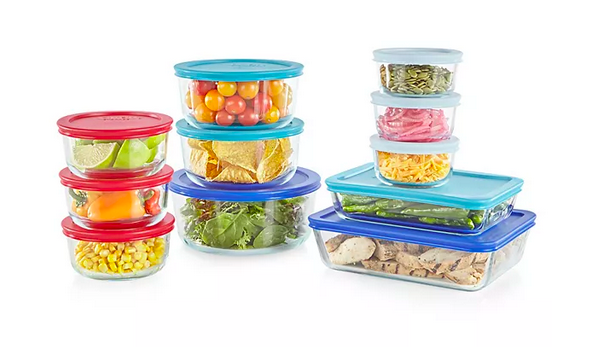 Pyrex 22-Piece Glass Meals Storage Set solely $21.59 shipped (Reg. $60!)