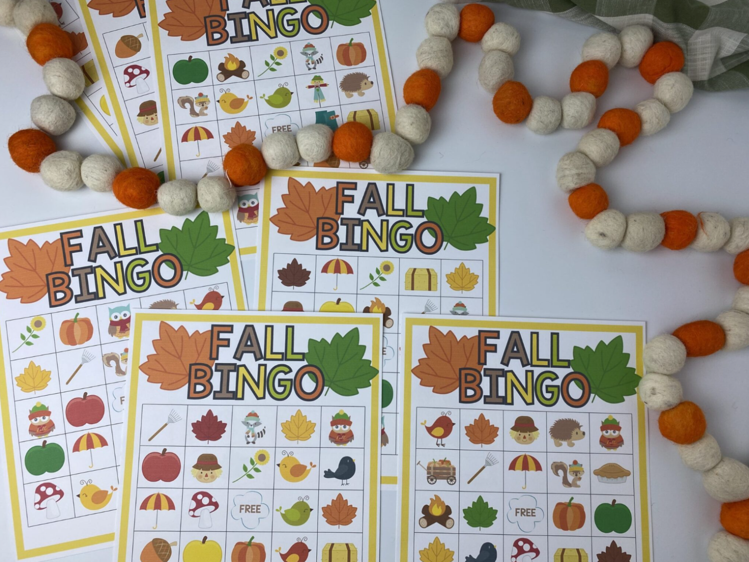 Free Printable Fall Bingo Cards | Money Saving Mom®