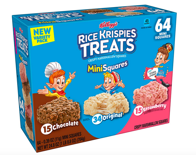 Save on Kellogg's Rice Krispies Treats with M&M Minis - 8 ct Order Online  Delivery