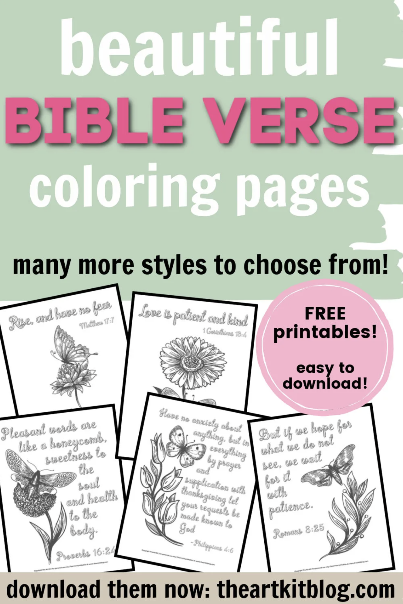 Free Printable Bible Verse Coloring Pages | Money Saving Mom®