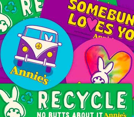 annie's stickers