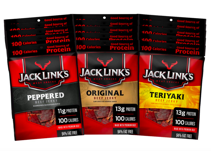Jack Link’s Beef Jerky Variety Pack (15 packs) only .52 shipped! Jack Link’s Beef Jerky Variety Pack (15 packs) only .52 shipped!