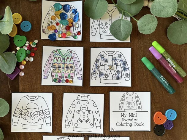 Download these cool FREE Ugly Sweater Party Printables