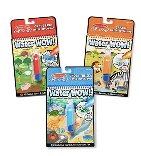 Melissa & Doug Water Wow! - Water Reveal Pad Bundle - Farm, Safari & Under The Sea
