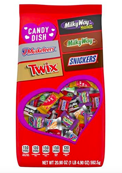 Mars Valentine's Candy - 70 Piece Assorted Bag