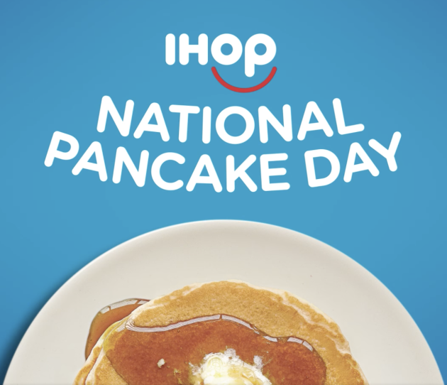 IHOP: Free Stack of Buttermilk Pancakes on February thirteenth!