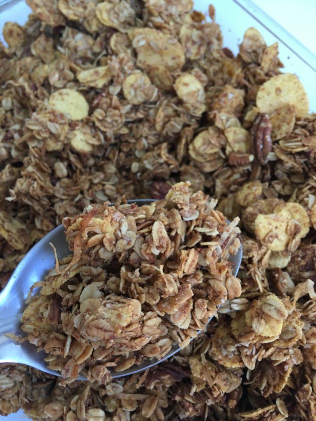 crunchy homemade granola