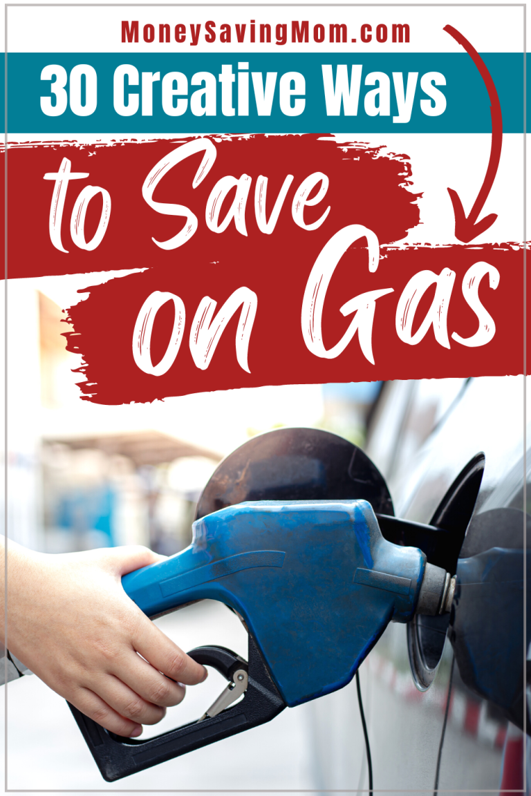 30 Creative Ways to Save On Gas With Rising Fuel Prices | Money Saving Mom®