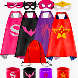 Superhero Capes Set and Wristbands