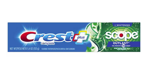 FREE Crest Scope Toothpaste!