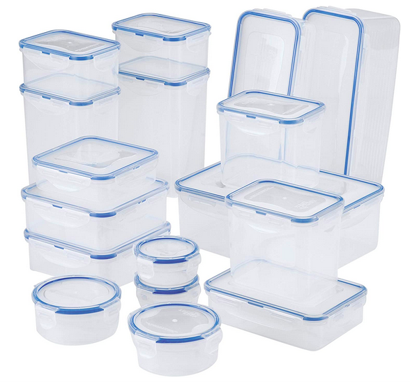 Lock N Lock Easy Essentials™ Color Mates Assorted Food Storage Container  Set, 14-Pc