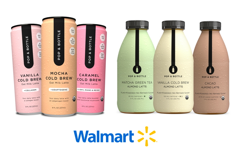 FREE Pop & Bottle Almond or Oat Milk Latte at Walmart after rebate