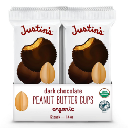 JUSTIN'S Organic Dark Chocolate Peanut Butter Cups