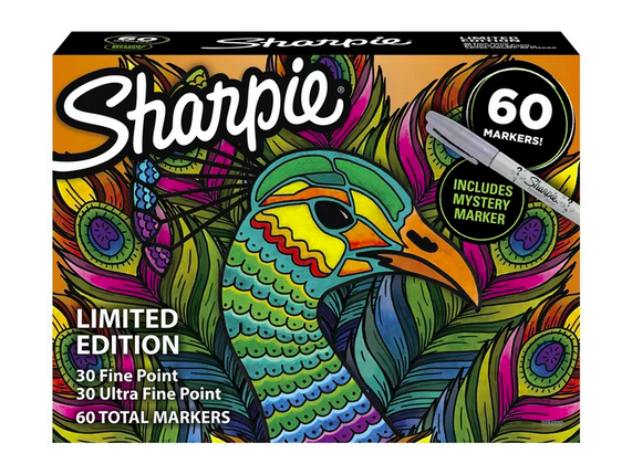 Sharpie Permanent Markers Limited Edition (60 count) only $15!