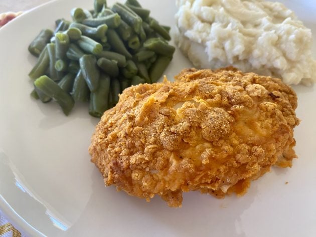 delicious oven fried chicken
