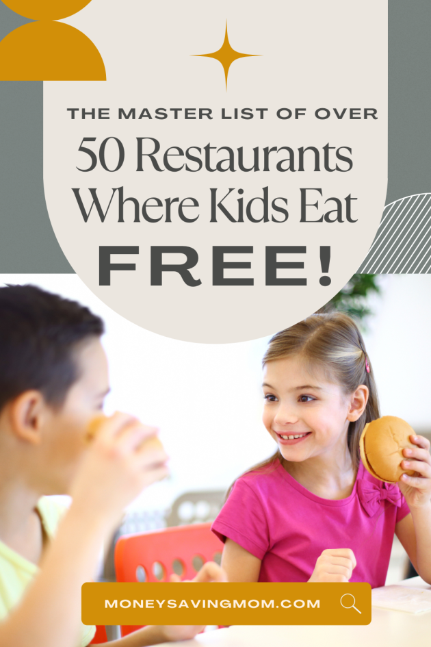 Master List of Kids Eat Free Restaurants Deals